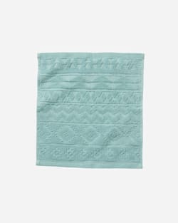 ALTERNATE VIEW OF SANDIA STRIPE TOWEL SET IN AQUA image number 3