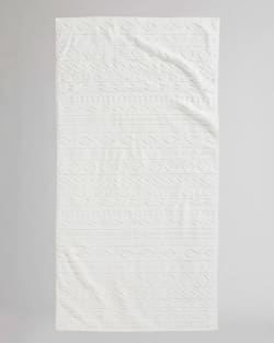 SANDIA STRIPE TOWEL SET IN MARSHMALLOW image number 1