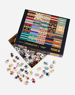 ALTERNATE VIEW OF ART OF PENDLETON PATCHWORK PUZZLE IN MULTI image number 2