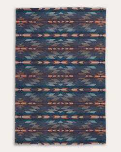 WYETH FALLS ORGANIC COTTON BLANKET IN DENIM image number 1