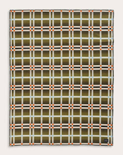 ALTERNATE VIEW OF FOUR SQUARE THROW IN SLIDE MOUNTAIN OLIVE image number 2