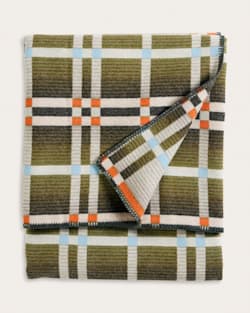 ALTERNATE VIEW OF FOUR SQUARE THROW IN SLIDE MOUNTAIN OLIVE image number 4