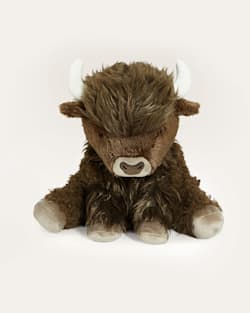 BISON STUFFED ANIMAL IN BROWN image number 1