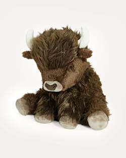 ALTERNATE VIEW OF BISON STUFFED ANIMAL IN BROWN image number 2
