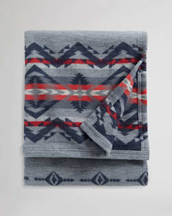 ALTERNATE VIEW OF TECOPA HILLS ORGANIC COTTON THROW GIFT PACK IN GREY image number 7
