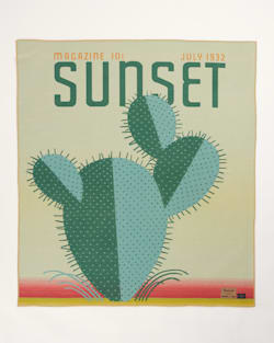 LIMITED EDITION 1932 SUNSET MAGAZINE BLANKET IN MULTI image number 1