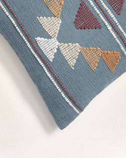 ALTERNATE VIEW OF GLORIETA MESA PILLOW IN SLATE image number 2