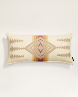 HARDING EMBROIDERED HUG PILLOW IN IVORY image number 1