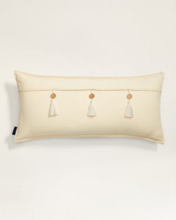 ALTERNATE VIEW OF HARDING EMBROIDERED HUG PILLOW IN IVORY image number 3