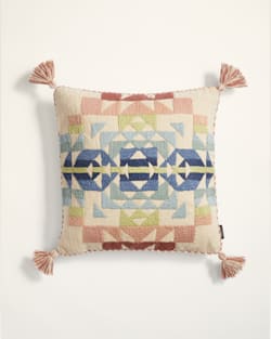 OPAL SPRINGS EMBROIDERED SQUARE PILLOW IN TAN MULTI image number 1
