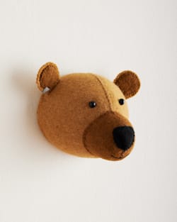 MINI BEAR CUB HEAD IN CAMEL/BROWN image number 1