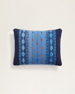 BLUE OCEAN LUMBAR PILLOW IN BLUE image number 1