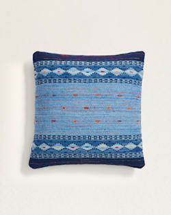 BLUE OCEAN SQUARE PILLOW IN BLUE image number 1