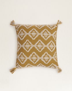 SADDLEBROOK PILLOW IN GOLD/IVORY image number 1