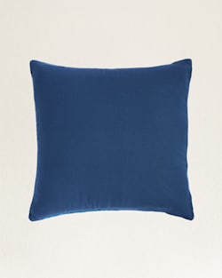 ALTERNATE VIEW OF TRAPPER PEAK PRINTED KILIM SQUARE PILLOW IN BLUE/GOLD image number 3