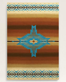 PAGOSA SPRINGS RUG IN RUST/TURQUOISE image number 1