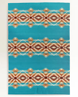 PAGOSA SPRINGS STRIPE RUG IN TURQUOISE MULTI image number 1
