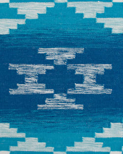 ALTERNATE VIEW OF SALT CREEK RUG IN TURQUOISE image number 2