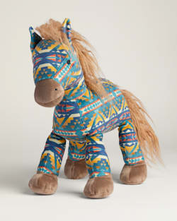 BUCKY HORSE STUFFED ANIMAL IN TURQUOISE ALTO MESA image number 1
