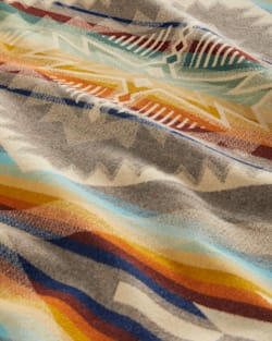 ALTERNATE VIEW OF SUMMERLAND BLANKET IN TAUPE MULTI image number 5