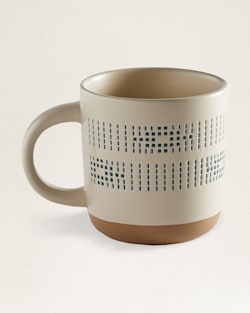 STONEWARE MUGS IN BEADED SANDSHELL image number 1