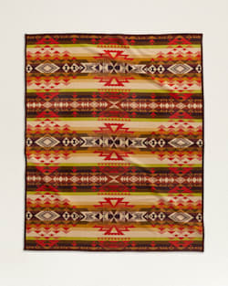 ALTERNATE VIEW OF LIMITED EDITION HIGHLAND PEAK BLANKET IN RED CHILI image number 2