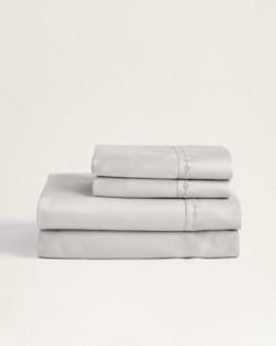 MOONLIT MESA EMBROIDERED SHEET SET IN LIGHT GREY image number 1