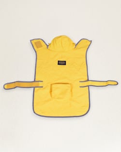 ALTERNATE VIEW OF NATIONAL PARK DOG RAINCOAT IN YELLOW GLACIER STRIPE image number 2