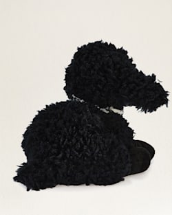 ALTERNATE VIEW OF BAA BAA SHEEP STUFFED ANIMAL IN BLACK/CREAM HIGHLAND PEAK image number 2