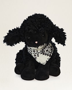 ALTERNATE VIEW OF BAA BAA SHEEP STUFFED ANIMAL IN BLACK/CREAM HIGHLAND PEAK image number 3