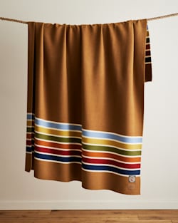 JOSHUA TREE NATIONAL PARK BLANKET IN CAMEL image number 1