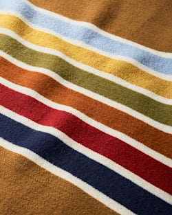 CLOSE UP VIEW OF JOSHUA TREE NATIONAL PARK THROW WITH CARRIER IN CAMEL image number 3