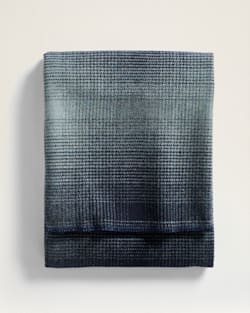 ECO-WISE WOOL OMBRE BLANKET IN SHALE/NAVY image number 1
