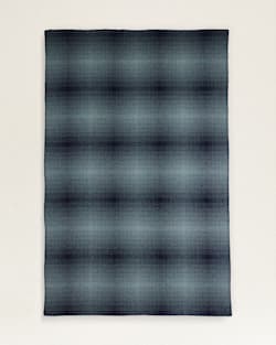 ALTERNATE VIEW OF ECO-WISE WOOL OMBRE BLANKET IN SHALE/NAVY image number 3
