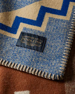 CLOSE UP VIEW OF DIRECTIONS HOME SADDLE BLANKET IN MULTI image number 3