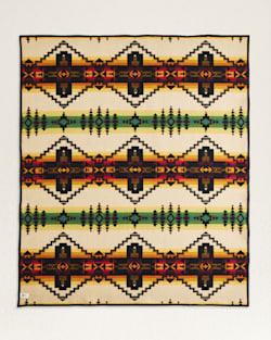 ALTERNATE VIEW OF FOUR CORNERS BLANKET IN BLACK MULTI image number 2