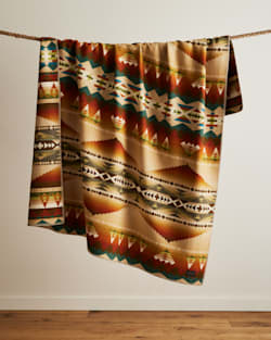 ALTERNATE VIEW OF SOLSTICE CANYON BLANKET IN TAN MULTI image number 5