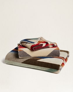 WYETH TRAIL TOWEL COLLECTION IN TAN MULTI image number 1