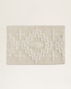 KIVA STEPS BATH RUG IN IVORY image number 1