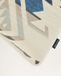 ALTERNATE VIEW OF WHITE SANDS EURO PILLOW IN IVORY MULTI image number 3