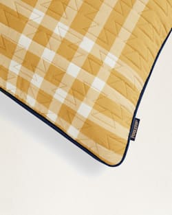 ALTERNATE VIEW OF PLAID EURO PILLOW IN MULTI image number 3