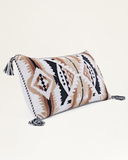 ALTERNATE VIEW OF NEHALEM EMBROIDERED LUMBAR PILLOW IN IVORY MULTI image number 2