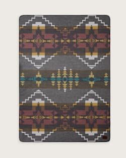 ALTERNATE VIEW OF FOUR CORNERS SHERPA THROW IN BLACK MULTI image number 2