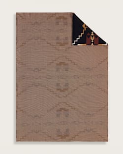 ALTERNATE VIEW OF FOUR CORNERS KNIT THROW IN BLACK MULTI image number 2