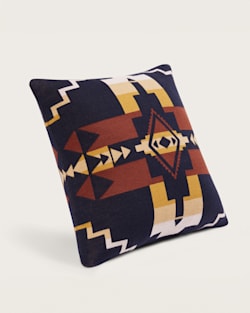 ALTERNATE VIEW OF FOUR CORNERS KNIT PILLOW IN BLACK MULTI image number 2