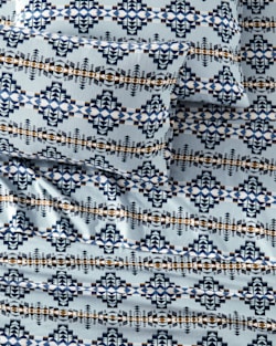 ALTERNATE VIEW OF DESERT DAWN FLANNEL SHEET SET IN GREY/BLUE MULTI image number 2