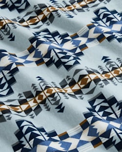 ALTERNATE VIEW OF DESERT DAWN FLANNEL SHEET SET IN GREY/BLUE MULTI image number 3