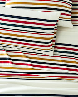 ALTERNATE VIEW OF NATIONAL PARK STRIPE FLANNEL SHEET SET IN MULTI image number 2