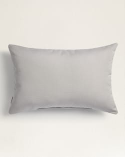 ALTERNATE VIEW OF SUNBRELLA X PENDLETON LUMBAR OUTDOOR PILLOW IN SILVER LAKE/GREY image number 3