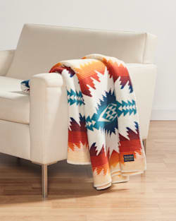 ALTERNATE VIEW OF SUNSET PASS BLANKET IN MULTI image number 6